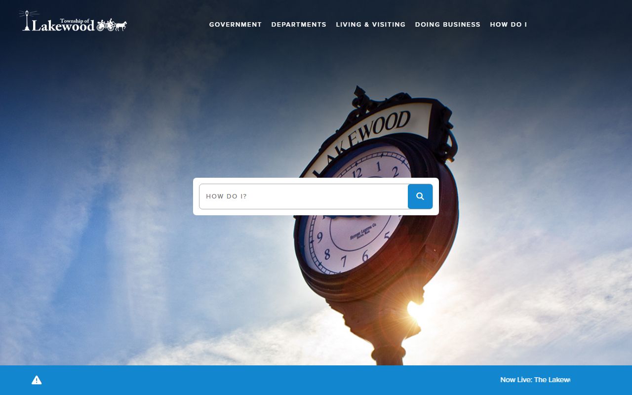 Lakewood Township Official Website for court and records information