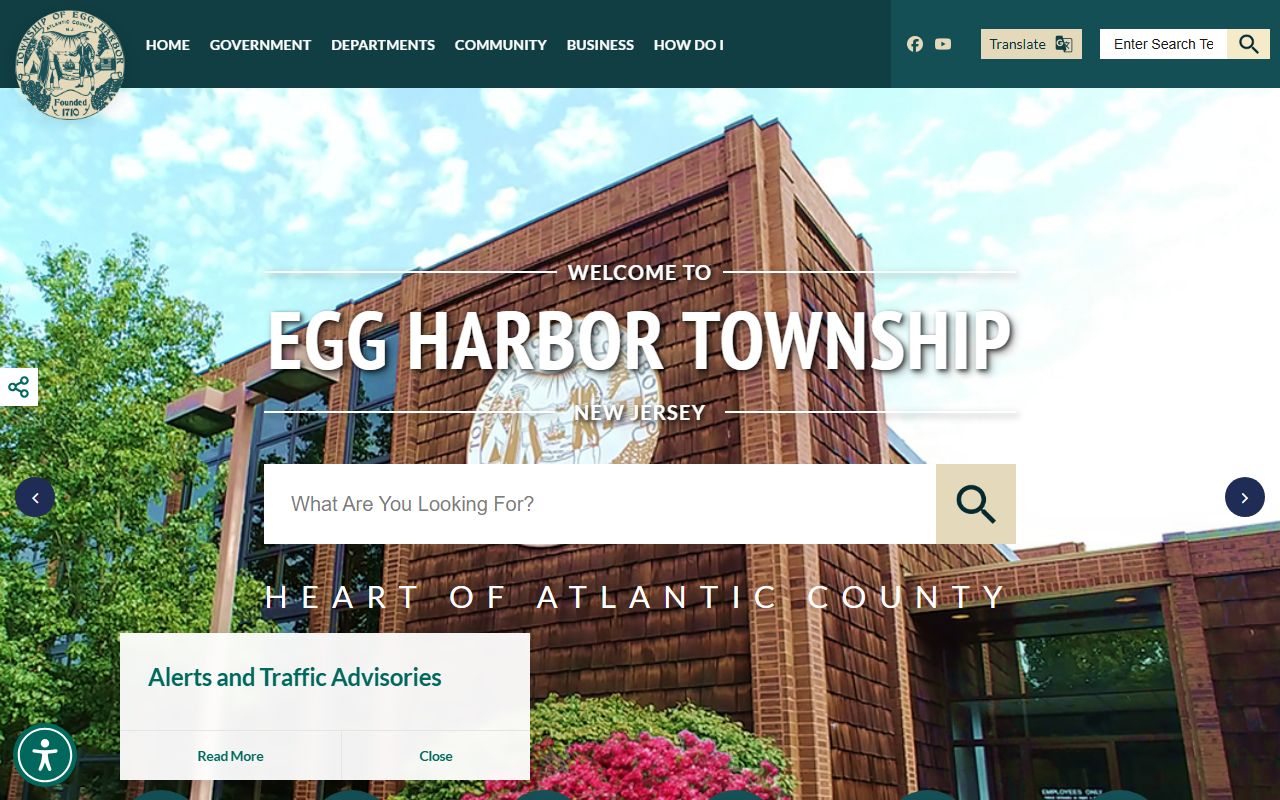 Egg Harbor Township Municipal Court for Atlantic County traffic ticket records