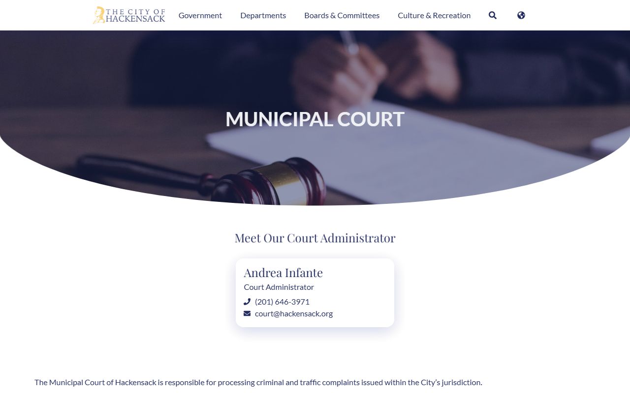 Hackensack Municipal Court