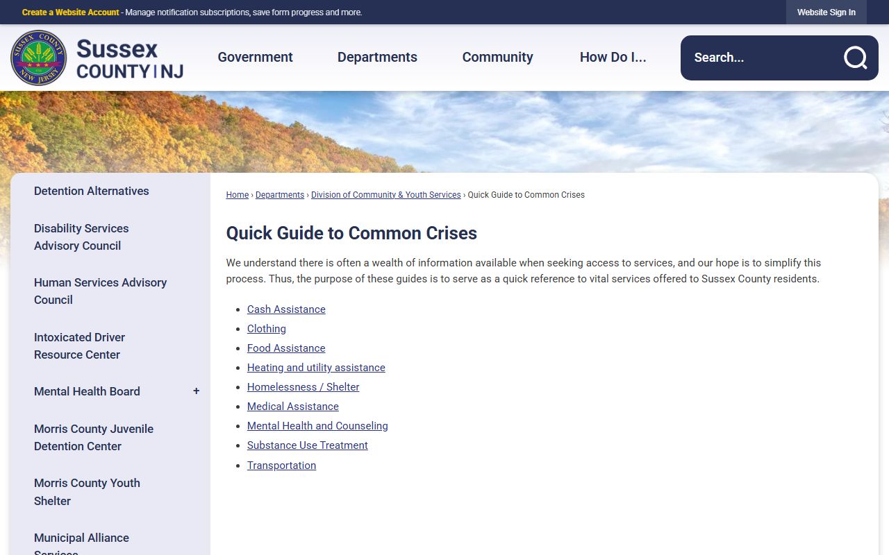 Sussex County Public Records Portal