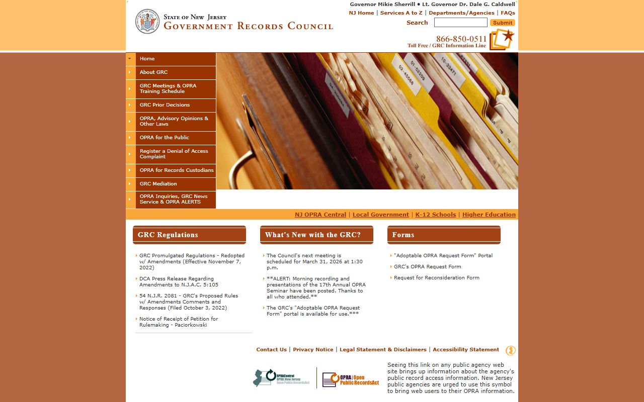 New Jersey Government Records Council overseeing traffic ticket records access